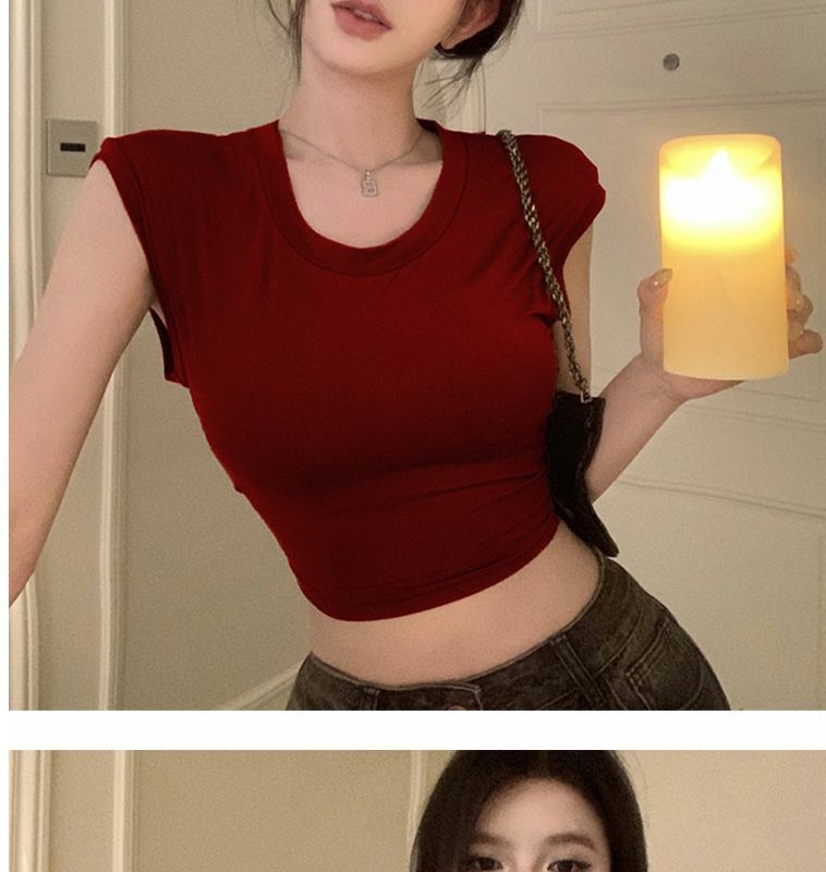 Seductive Black Crop Top