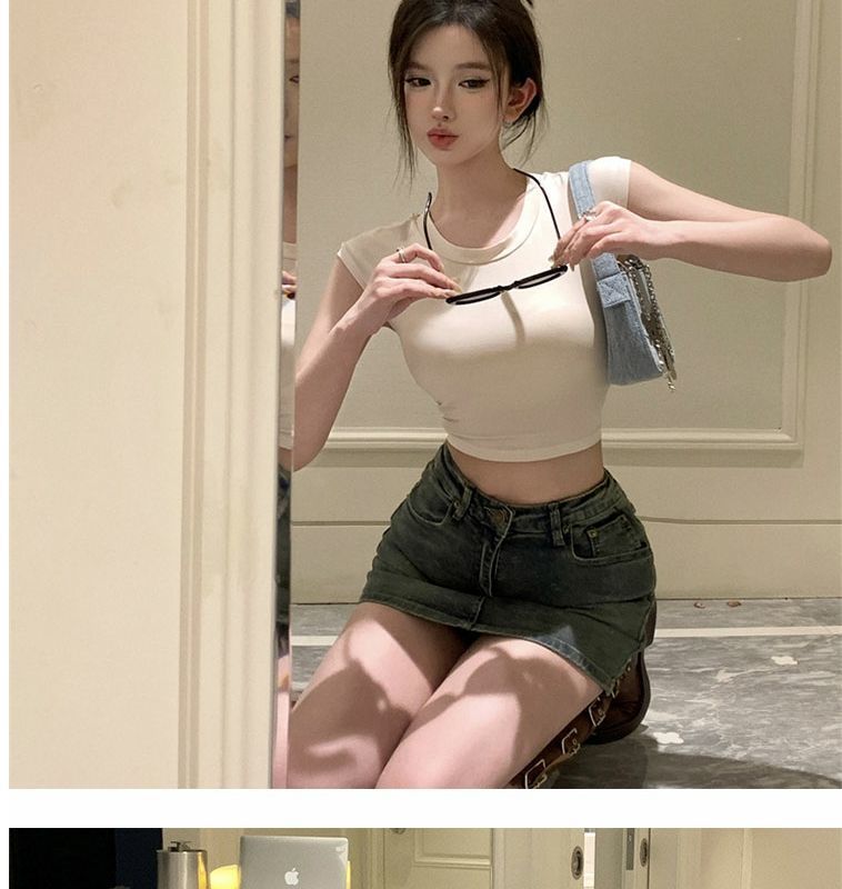 Seductive Black Crop Top