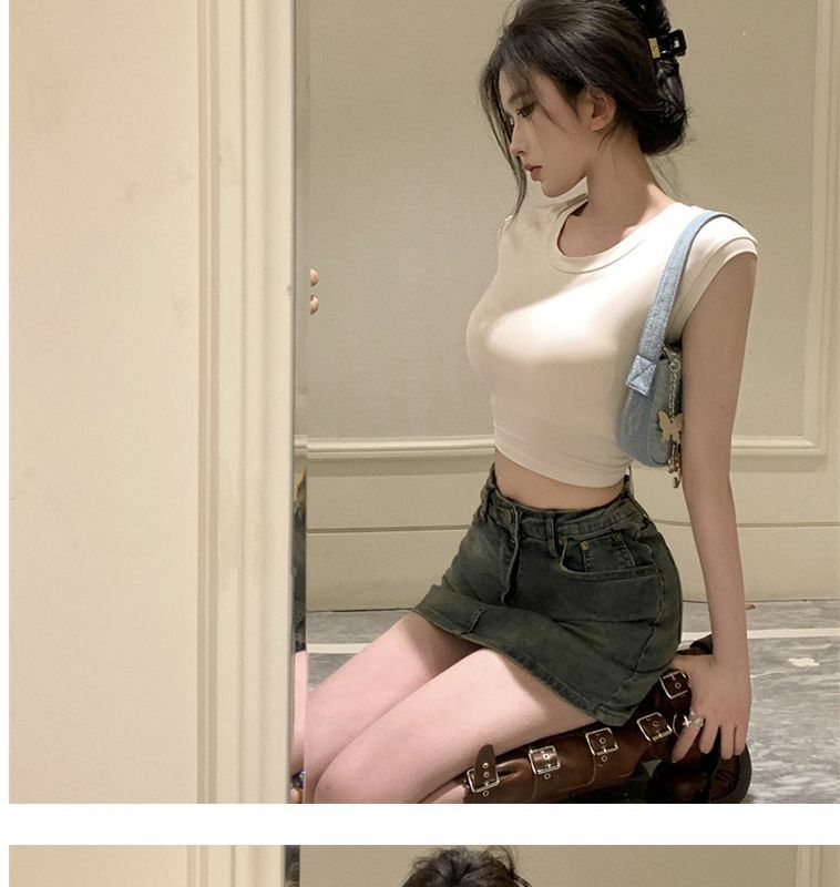 Seductive Black Crop Top