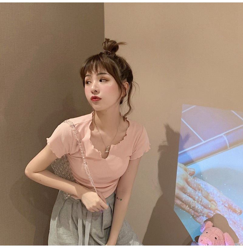 Chic Drawstring Crop Top - Summer