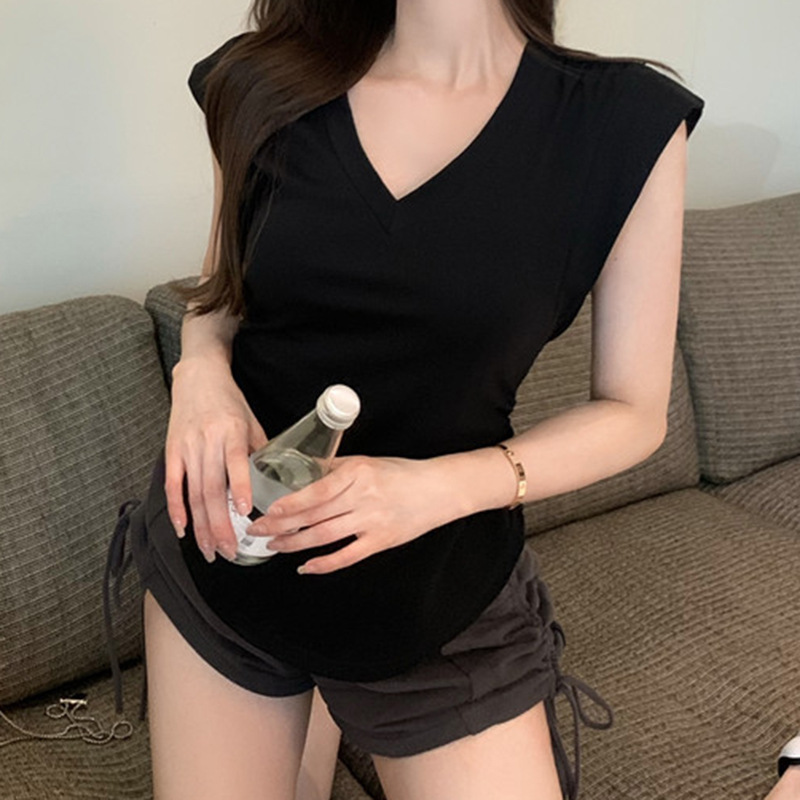 Casual Summer V-Neck T-Shirt