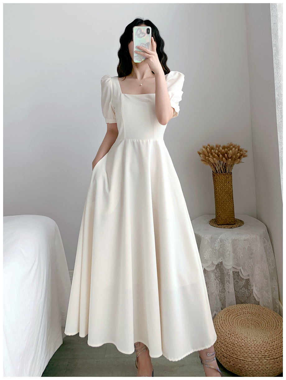 White Hepburn Dress