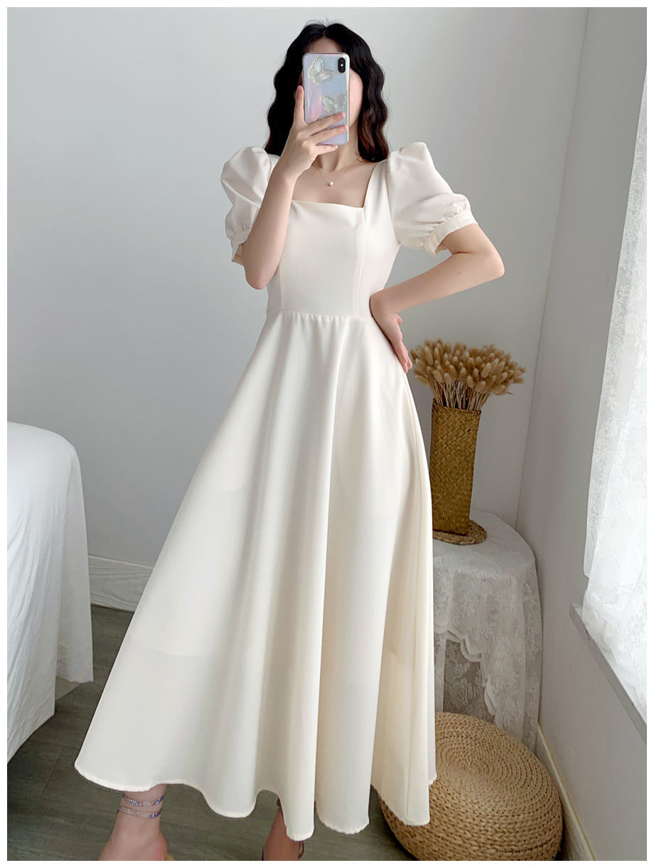 White Hepburn Dress