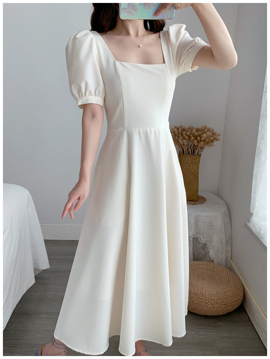 White Hepburn Dress