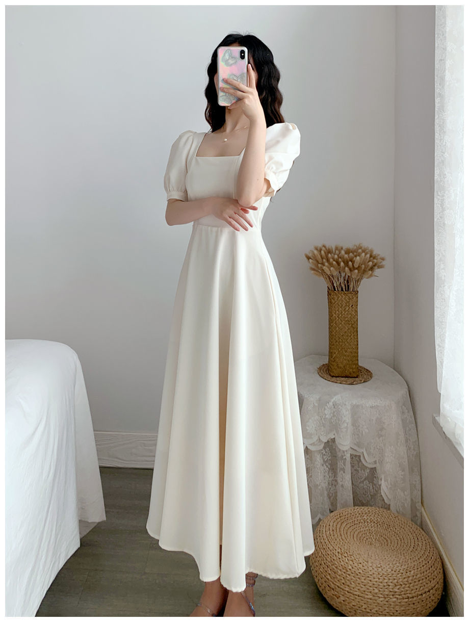 White Hepburn Dress