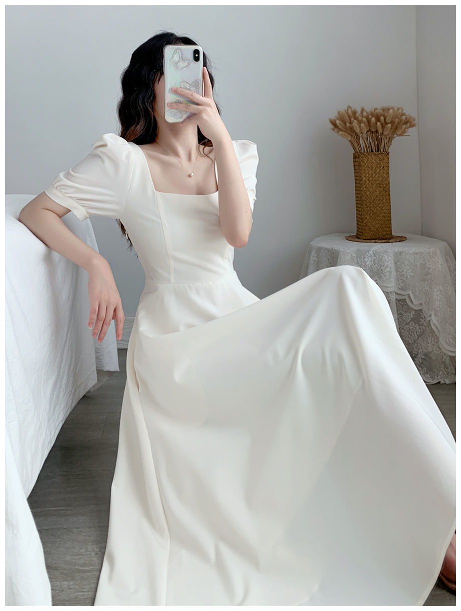 White Hepburn Dress