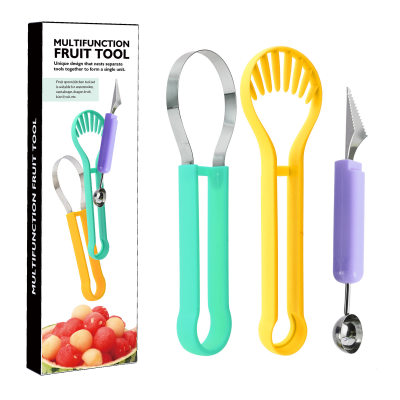 Stainless steel fruit carving knife set