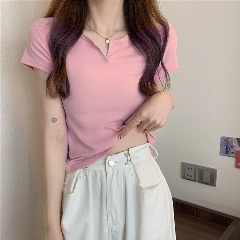 Summer Pink Crop Top