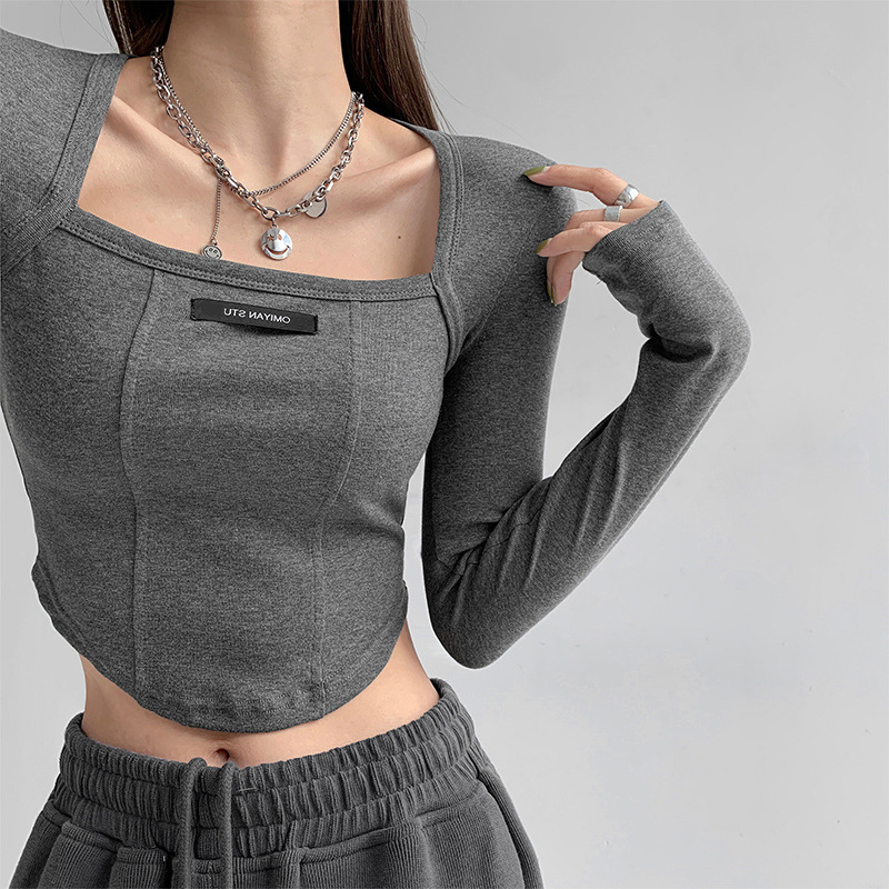 Chic Bone Print Long Sleeve Top