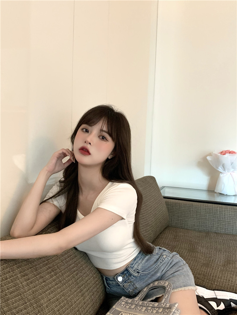 Summer White Crop Top