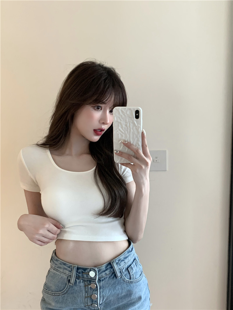 Summer White Crop Top