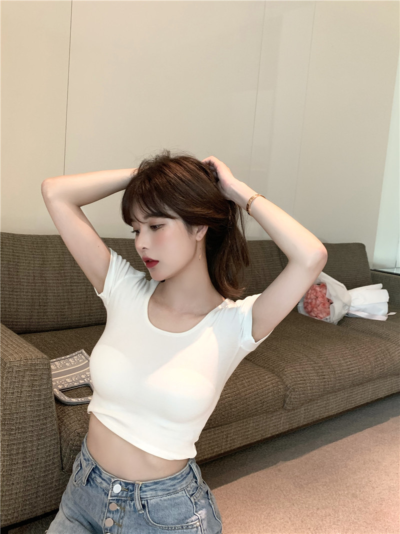 Summer White Crop Top
