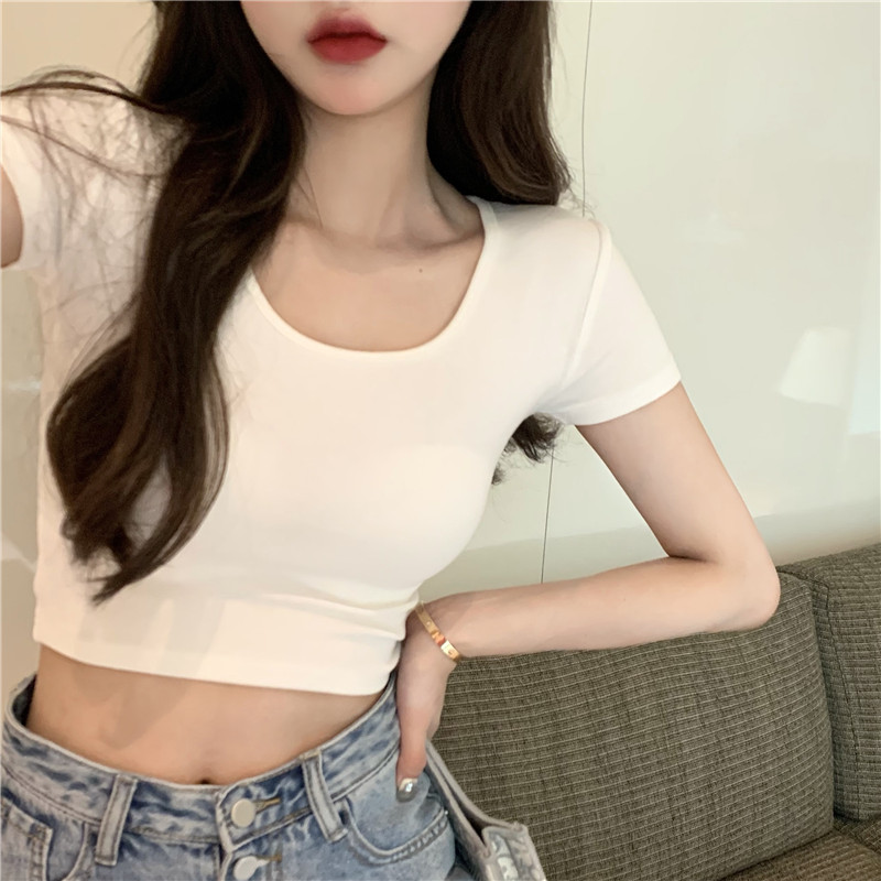 Summer White Crop Top