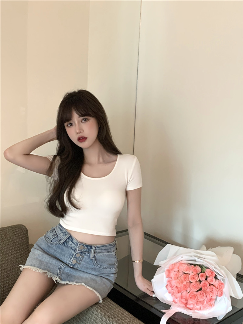 Summer White Crop Top