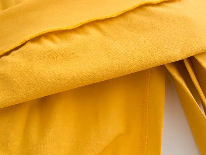 Backless V-Neck Loose Short Sleeve T-Shirt