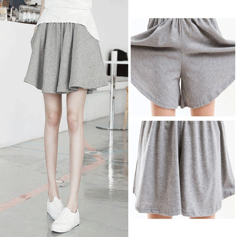High Waist Shorts Skirt Loose Wide Leg Pants