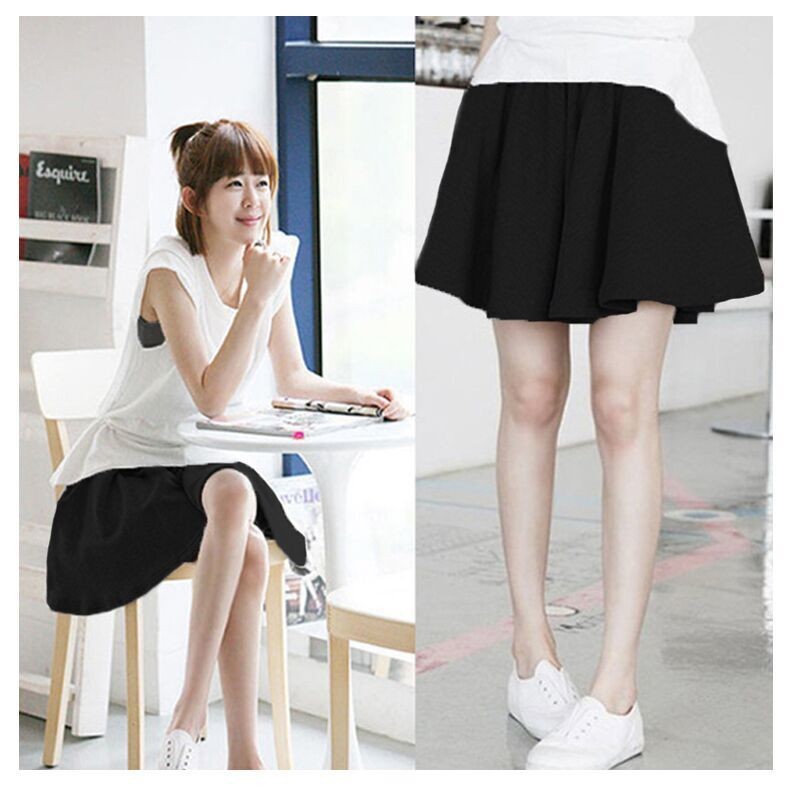 High Waist Shorts Skirt Loose Wide Leg Pants