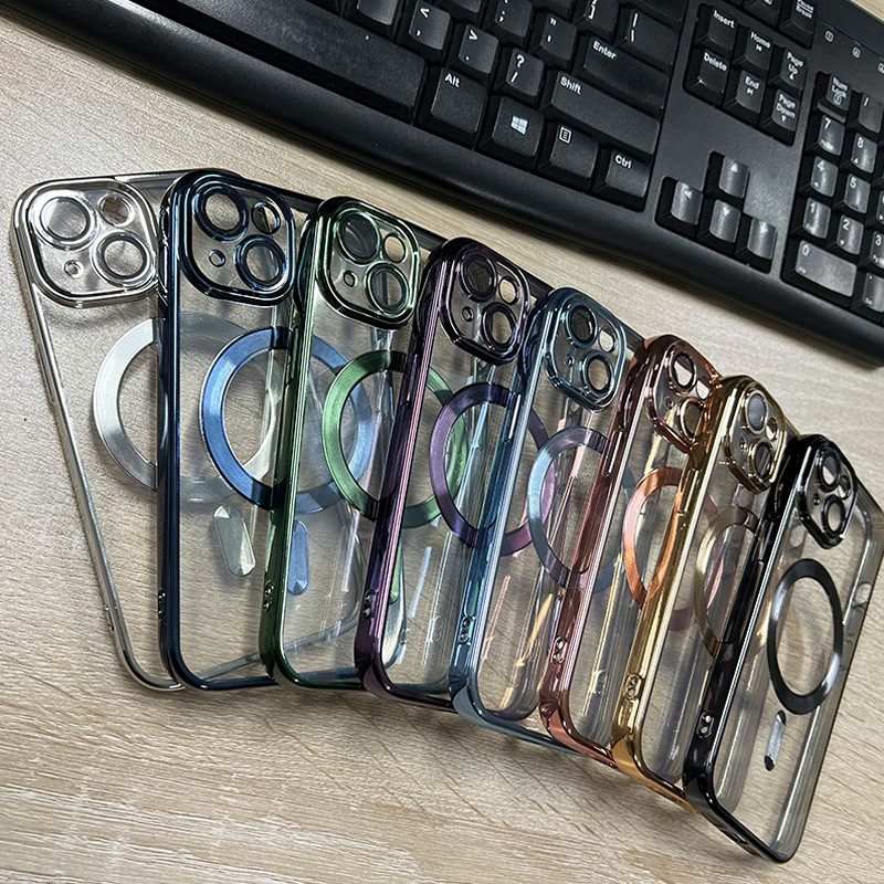 Electroplated iPhone15 Magnetic Shell