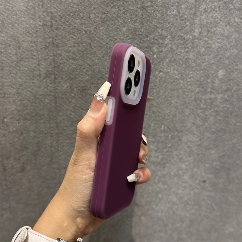 Summer Jelly Color iPhone15promax Phone Case Liquid Silicone Apple 14 All-inclusive Drop-Resistant for Men and Women