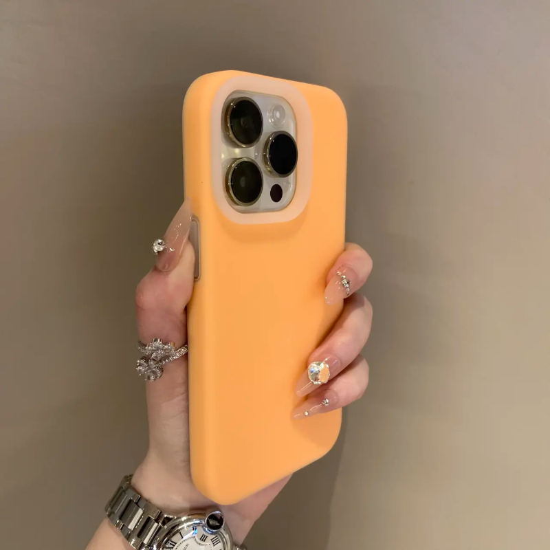 Summer Jelly Color iPhone15promax Phone Case Liquid Silicone Apple 14 All-inclusive Drop-Resistant for Men and Women