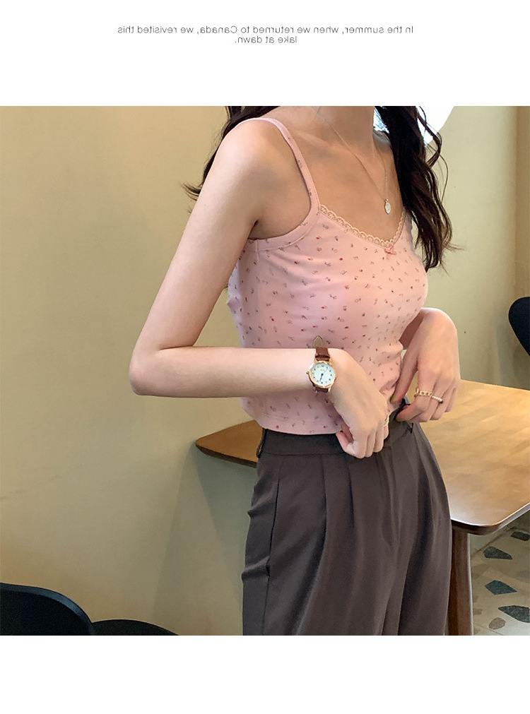 Lace Floral Tank Top