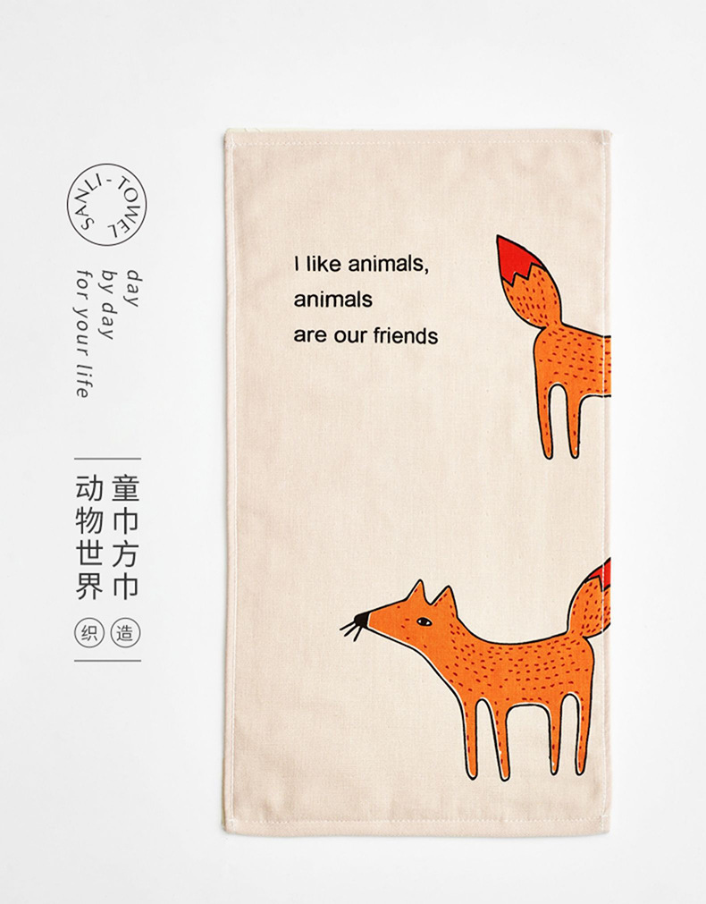 Cartoon Print Cotton Kids Towels Wholesale