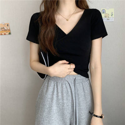 Summer Cross Design Slim Fit T-Shirt