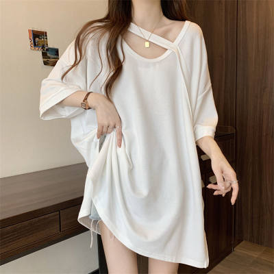 Summer Split Hem Short Sleeve T-Shirt