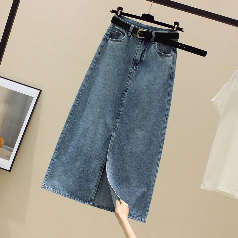 Vintage High-Waist A-Line Skirt