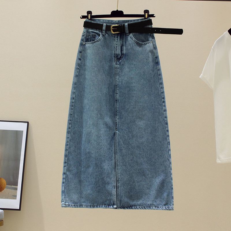 Vintage High-Waist A-Line Skirt