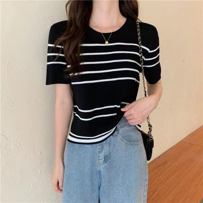 Stripe Knit Tunic
