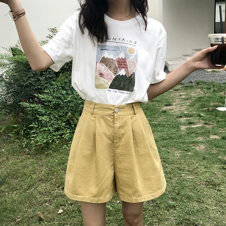 Summer 2024 New Women's Art Loose Fit Casual T-Shirt