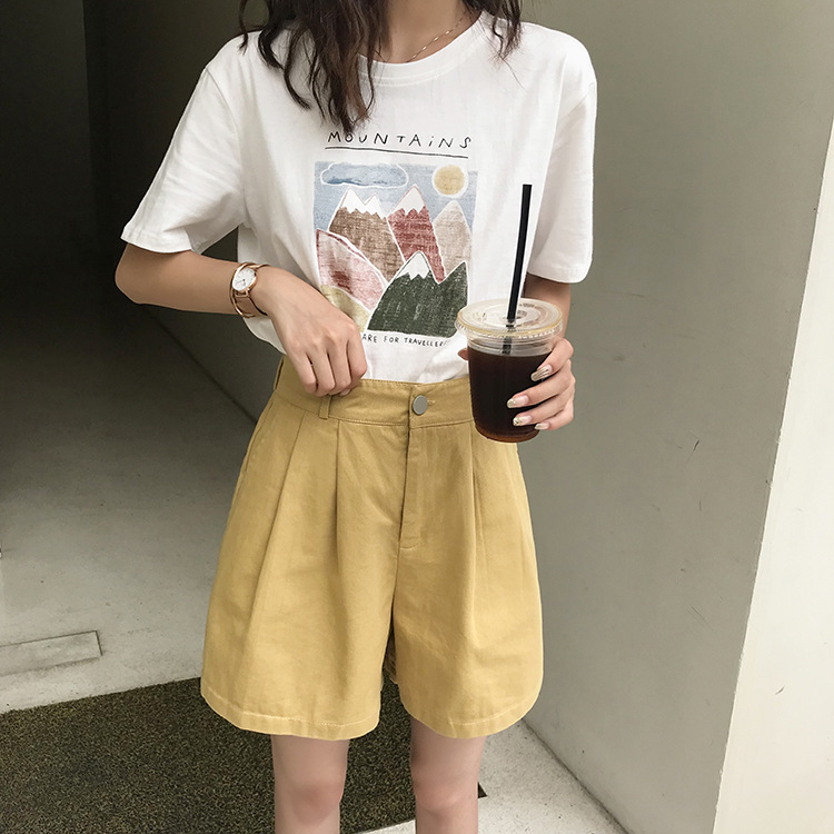 Summer 2024 New Women's Art Loose Fit Casual T-Shirt