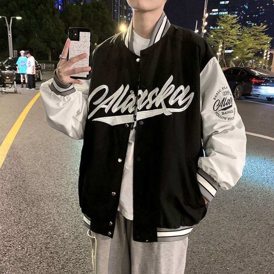 Stylish Embroidered Baseball Jacket