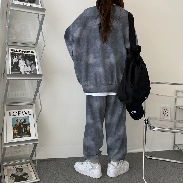 Fashionable Hairdryer & Casual Outfit Set