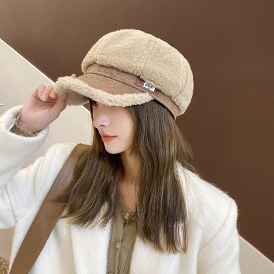 Korean Warm Lamb Wool Cap