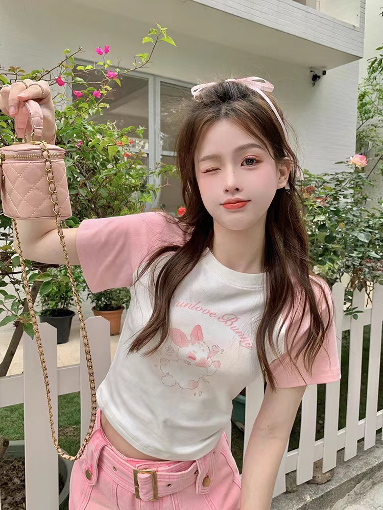 Color-Block Short Sleeve T-Shirt