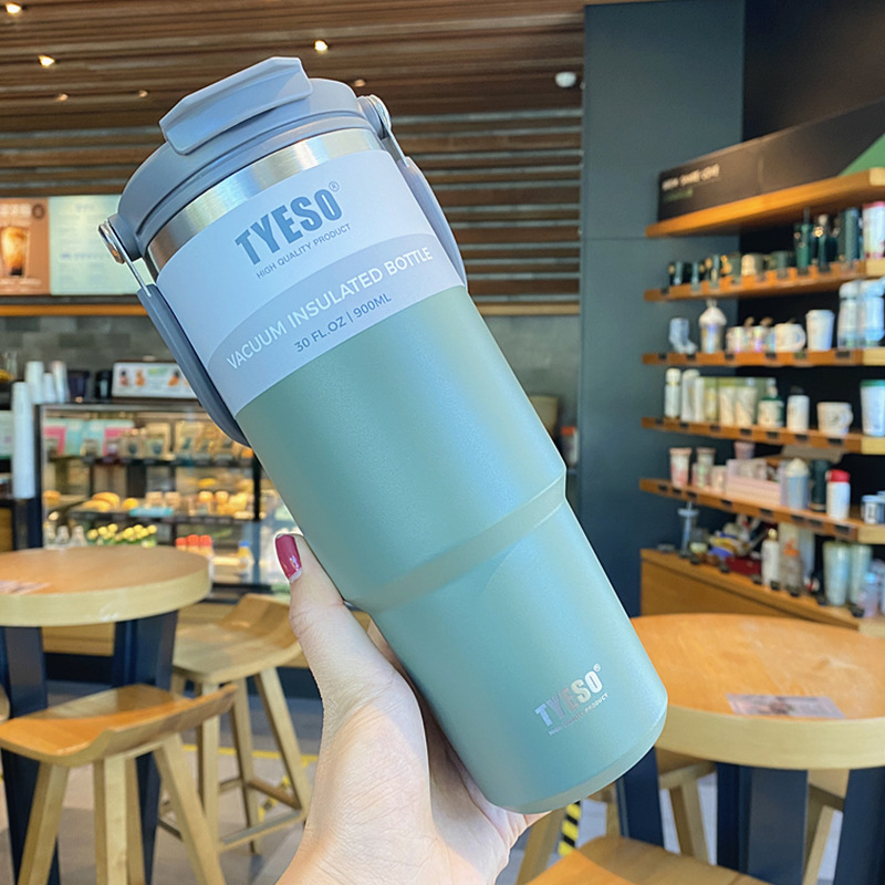 TYESO Double-Wall Insulated Travel Mug