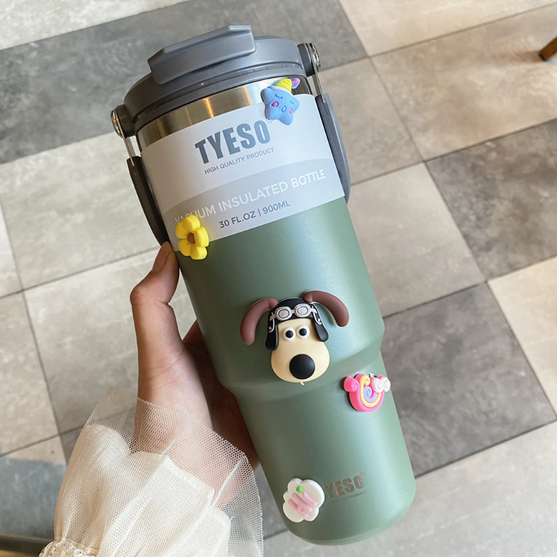 TYESO Double-Wall Insulated Travel Mug