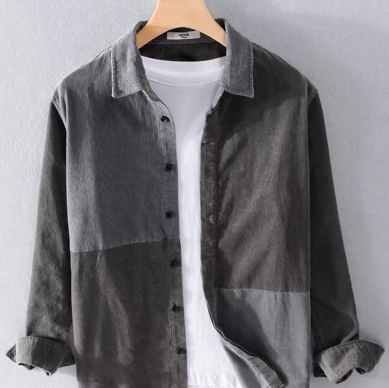Men's Corduroy Long Sleeve Shirt
