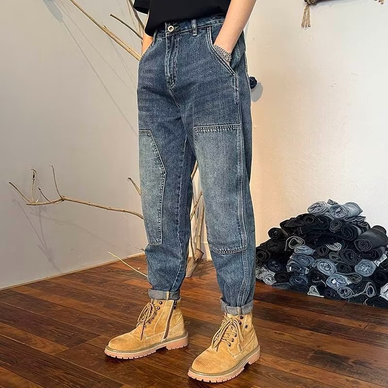 2024 Vintage Hip Hop Straight Jeans