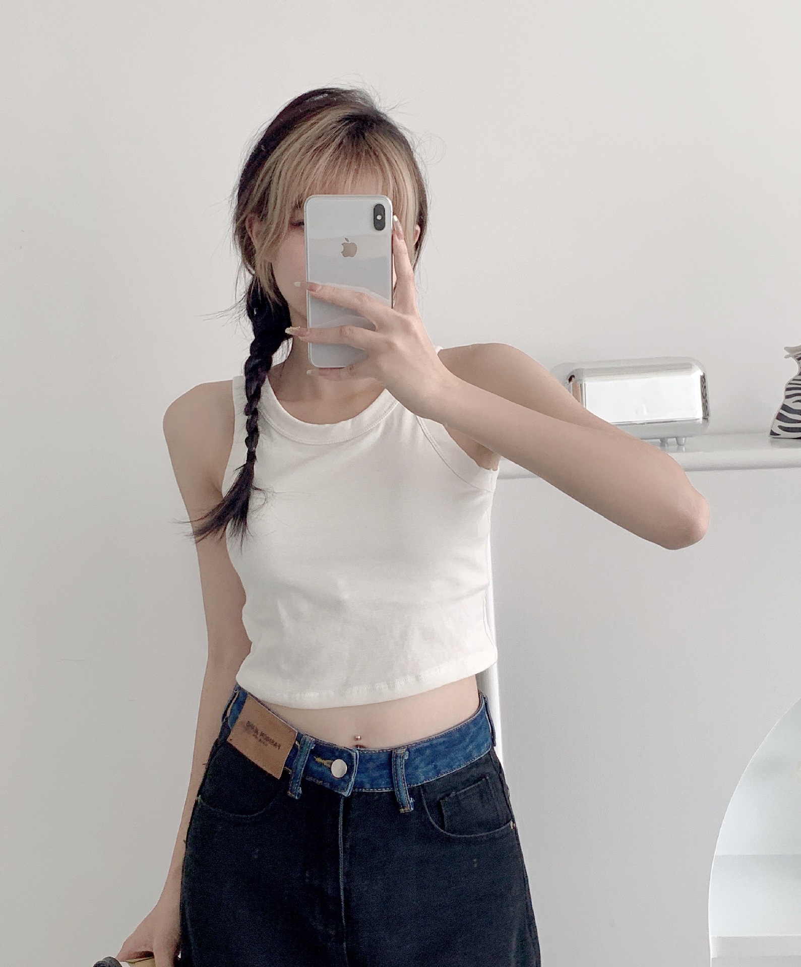 Seamless Sports Vest with Padded Bra