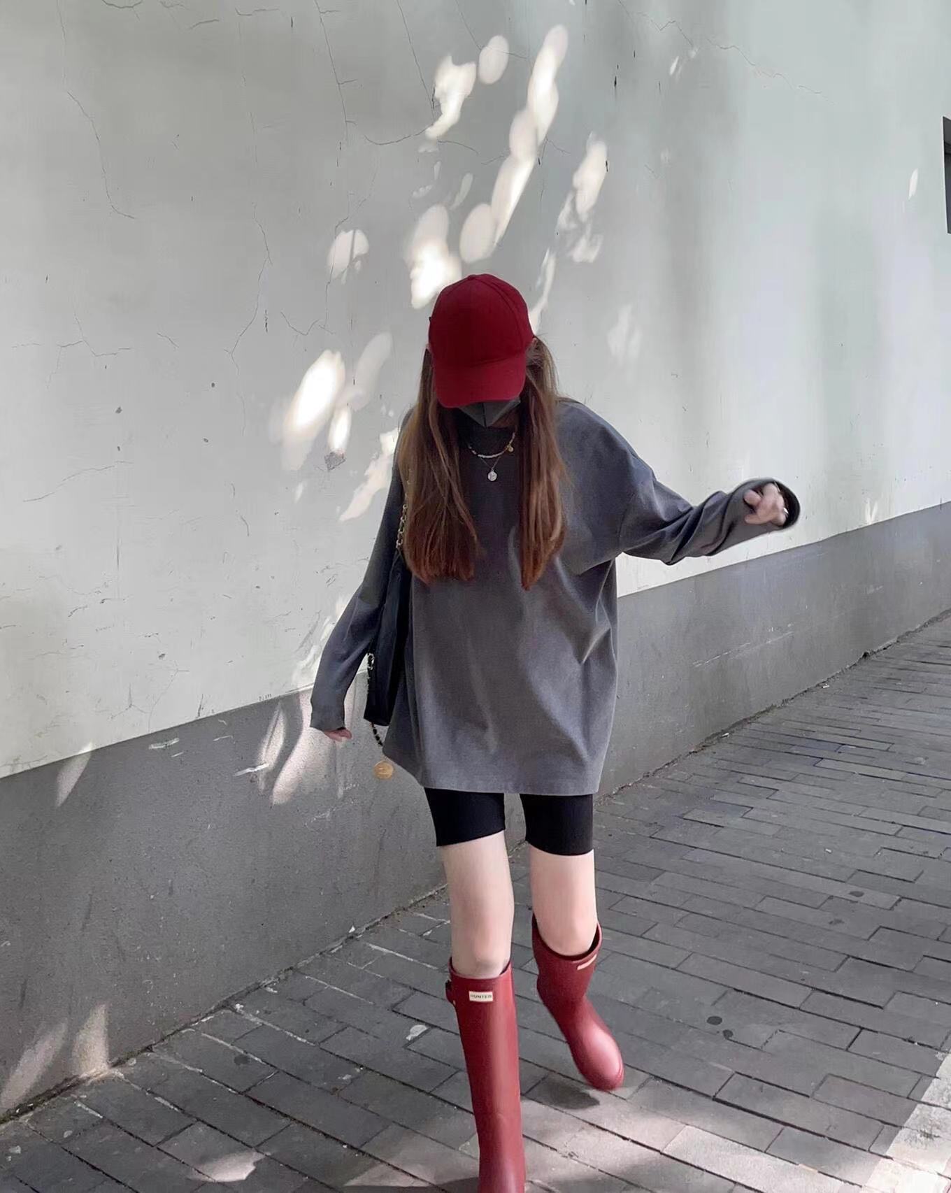 Red Leather Women's Winter Boots