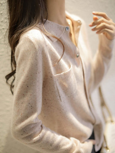 Knitted Shirt for Women, Autumn/Winter 2023
