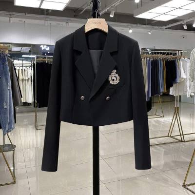 Fashionable Women's College-style Embroidered Blazer