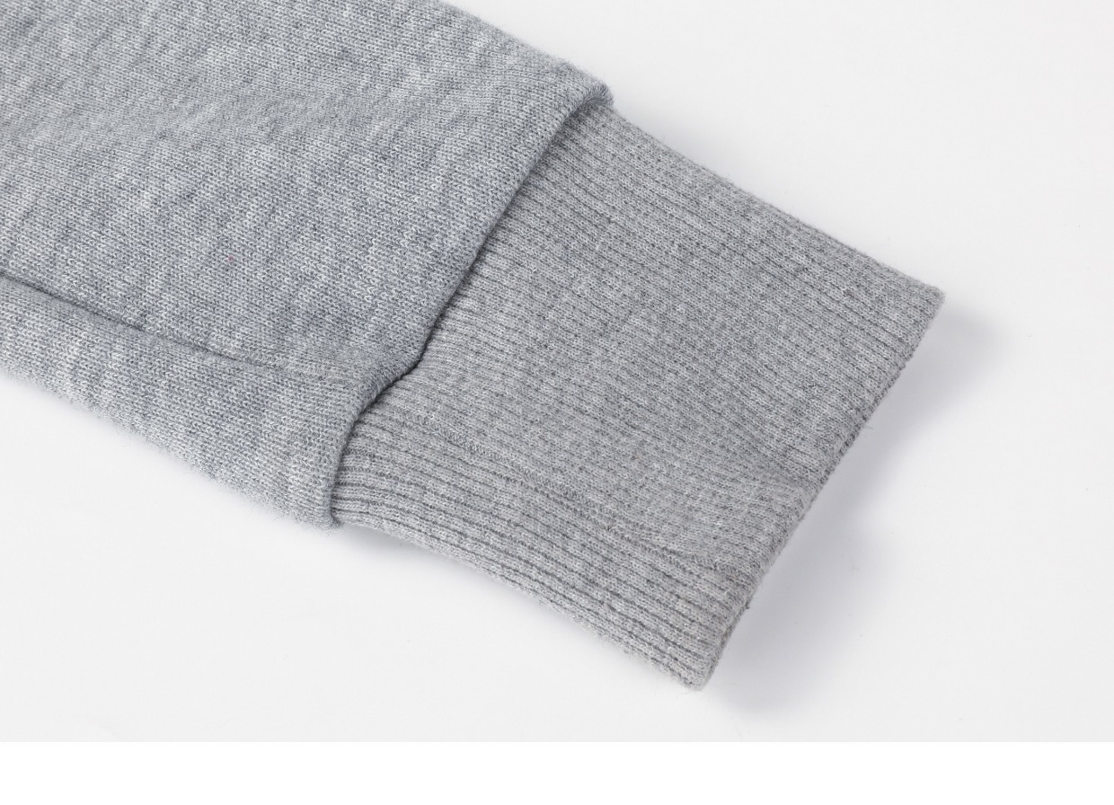 Fashionable Gray Hoodie Top