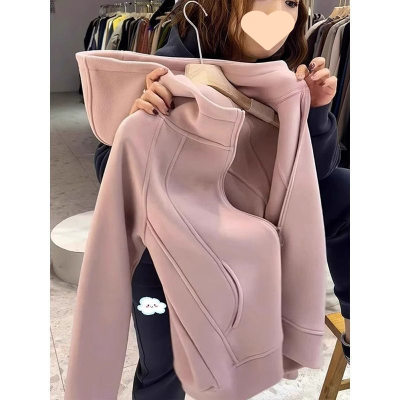 Fashionable Women's Hoodie Coat