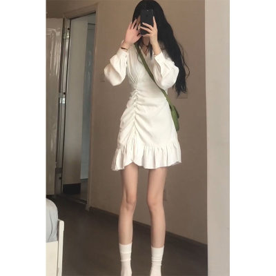 Sweet French Autumn Dress