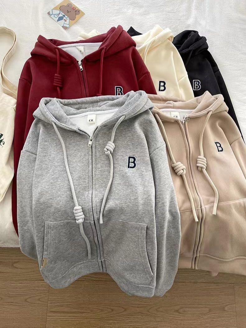 American Hiphop Unisex Zipper Cardigan