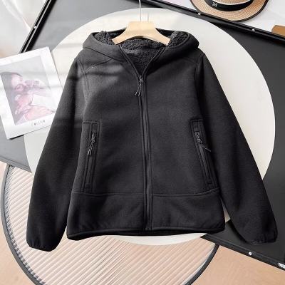 Warm Double-sided Fleece Hoodie